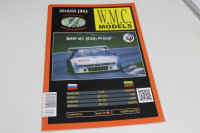 WMC 31 BMW M1 Procar бумажная модель 1:25