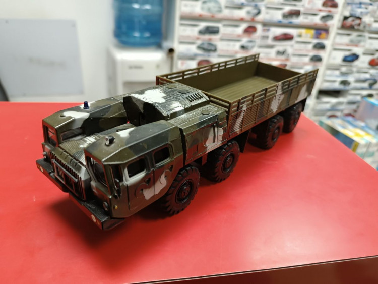 МАЗ-7310 Ураган Бортовой Камуфляж 1:43 Элекон