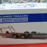 05260 Brian James Trailers A4 Transporter 1:24 Aoshima