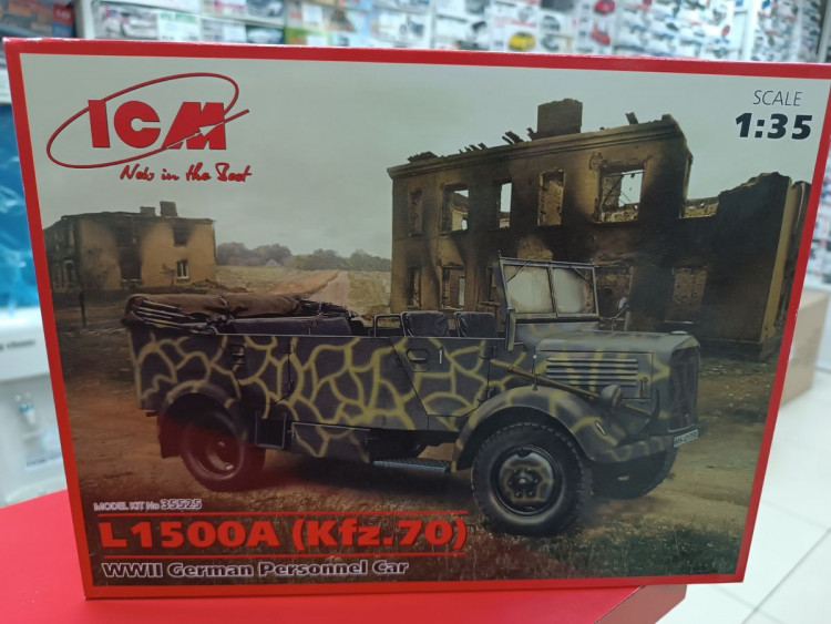 35525 Мерседес L1500A( Kfz.70), Германский автомобиль