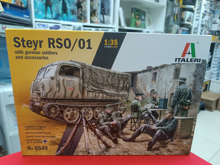 6549  Тягач  STEYR RSO/01 with GERMAN SOLDIERS