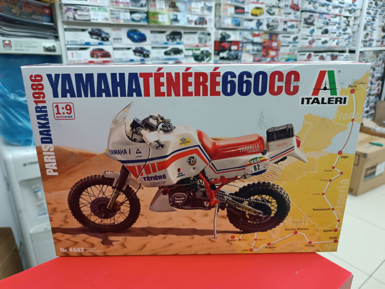 4642ИТ  Yamaha Ténéré 660 cc Paris Dakar 1986 1:9