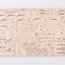 12008 Сборная модель КРАЗ-256Б1 самосвал Baumi 1:43