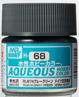 H 68 Краска 10мл  RLM74 DARK GRAY
