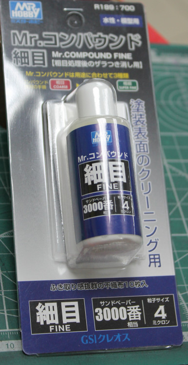 R189 Абразивная паста Mr Hobby, Mr. Compound Fine 3000, 25 мл 