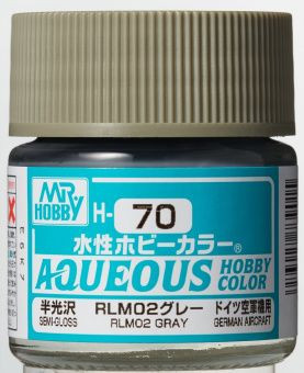H 70 Краска 10мл  RLM02 GRAY