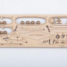 12603 Сборная модель Т-150 Гусеничный с отвалом Baumi масштаб 1:43 