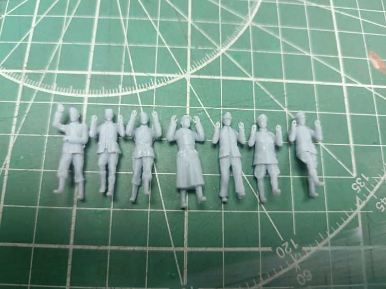 Сдающиеся немецкие солдаты 1:72