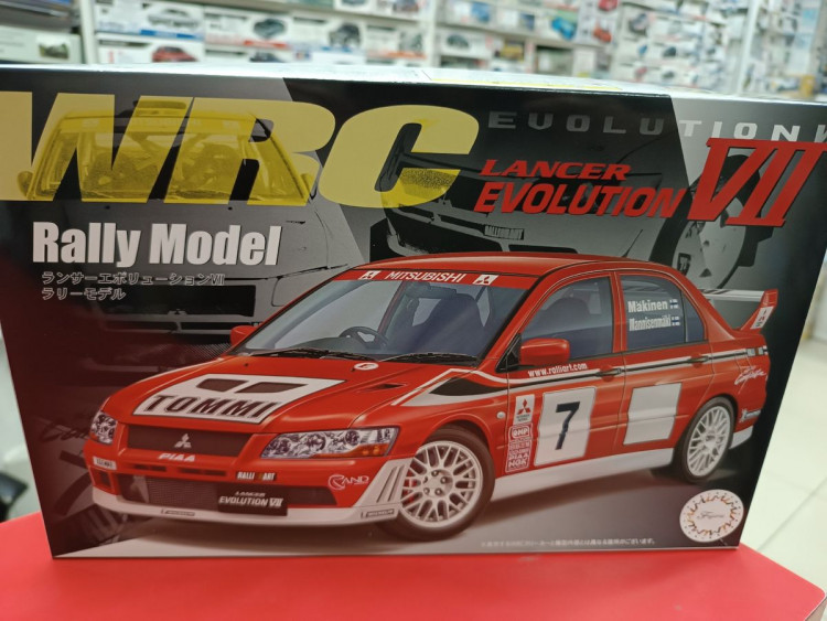 FU04766 Mitsubishi Lancer Evolution VII WRC Rally Model