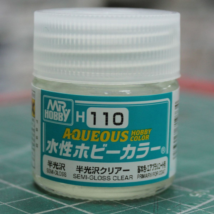 H110 Краска  10мл. SEMI-GLOSS CLEAR