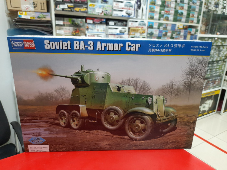83838 автомобиль Soviet Ba-3 Armor Car 1:35 Hobby Boss