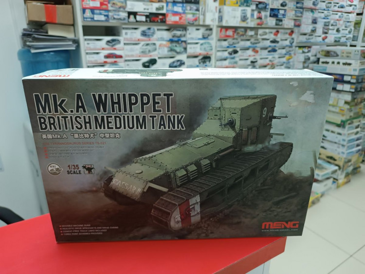 TS-021 British Medium Tank Mk.A Whippet 1:35 Meng