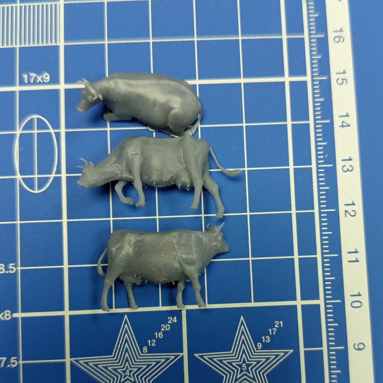 Набор Коров 1:72, 3 шт., Смола