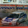 PN24009 Peugeot 306 MAXI '96 Monte Calrlo 1:24 NUNU Aoshima