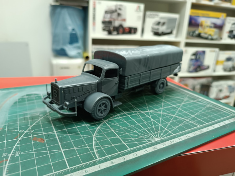 Mercedes L6500 с тентом
