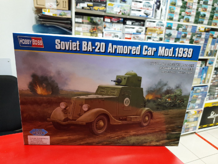 83883 Soviet Ba-20 Armored car Model1939 1:35 Hobby Boss