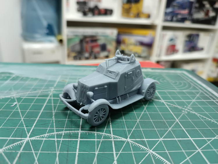 Д-12 — советский лёгкий бронеавтомобиль 1:43