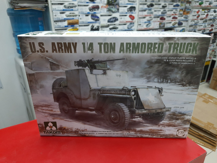 2131 Американский Бронеавтомобиль 1/4 Ton Armored Truck 