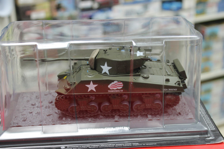 №19, M4A3 (76mm) Sherman (США), 1944 год 1:43 Deagostini