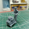 Носильщик с тележкой багажа 1:43