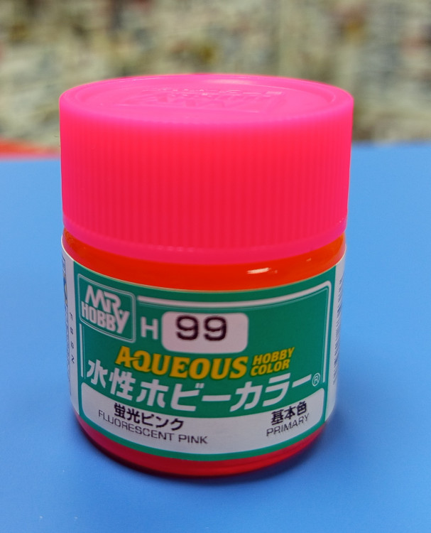 H 99  Краска FLUORESCENT PINK, Mr Hobby