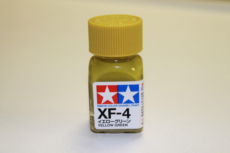 XF-4 Yellow Green краска эмалевая 10 мл.