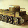 Средний колесно-гусеничный танк H.M. Тоскина 1:35 Смола 3D-печать