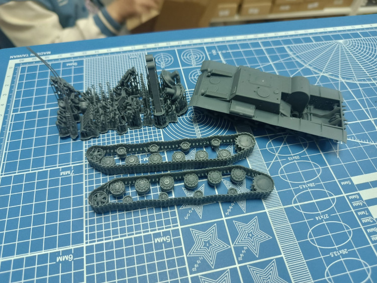 Советский саперный танк 212СТ 1:72 Смола 3D-печать