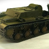 Советский саперный танк 212СТ 1:72 Смола 3D-печать