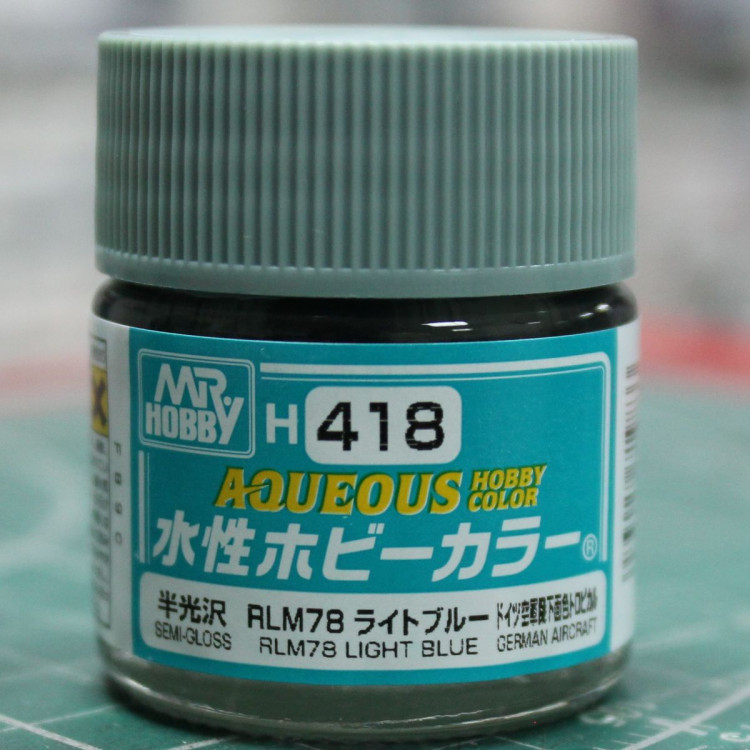 H418 Краска 10мл  RLM78 LIGHT BLUE