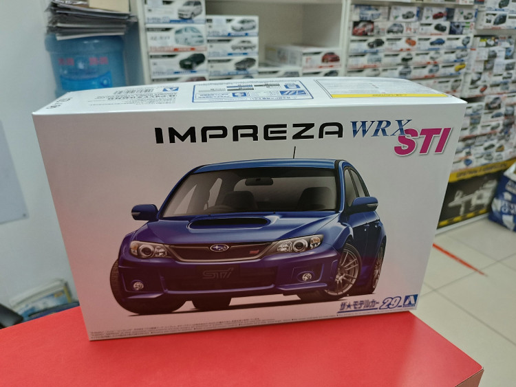 05834 Subaru Impreza WRX STI GRB '10 1:24 Aoshima